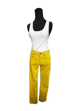 Levi's Bright Yellow Super Skinny Jeans